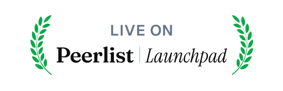 Live on Peerlist Launchpad
